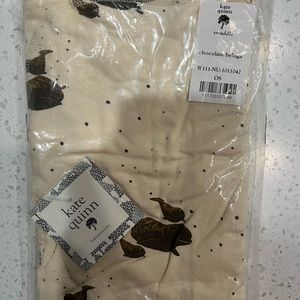 Kate Quinn Chocolate Beluga Swaddle Blanket